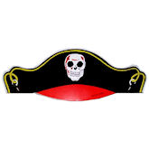 RTD-1047 - Pirate Party Hat 1-Size-Fits-All