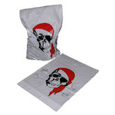 RTD-1416 - 50 Pack Pirate Big Plastic Bags - Skull n Crossbones 