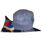 RTD-1419 - Train Engineer Costume Set w/ Navy Blue Bandanna