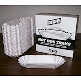 RTD-1435 - 500 pack Dixie Paper Hot Dog Trays