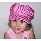 RTD-1324 - Deluxe Quality Pink Train Engineer Hat for Girls