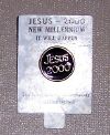 RTD-1031 - Jesus 2000 Metal Pin - Black