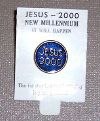 RTD-1032 - Jesus 2000 Metal Pin - Blue
