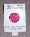 RTD-1034 - Jesus 2000 Metal Pin - Pink
