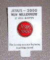 RTD-1035 - Jesus 2000 Metal Pin - Red
