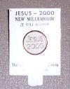 RTD-1036 - Jesus 2000 Metal Pin - White