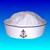 RTD-1125 - Baby Sailor Hat Size S - 48cm - Blue Pinstripe