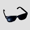 RTD-1136 - Dark Black Party Sunglasses