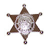 RTD-1237 - Plastic Deputy Sheriff Badge