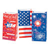 RTD-1294 - 12-pack of Fourth of July Patriotic Party Favor Bags