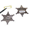 RTD-1308 - Metal Sheriff Star Name Tag Badge