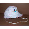 RTD-1337 - Toddler / Baby Girl Bonnet - Pink Trim - Large