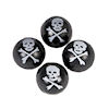 RTD-1396 - Pirate Skull and Crossbones Rubber Ball