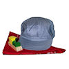 RTD-1417 - Childs Train Conductor Engineer Hat w/ Whistle, Red Scarf