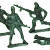 RTD-1497 - 144 pack of Green Plastic Army Men