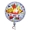 RTD-1591 - 18 inch Happy Birthday w/Stars Mylar Balloon