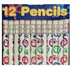 RTD-1649 - 12 pack of Animal Paw Print Pencils