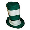 RTD-1725 - Felt Stovepipe Hat - Green, White