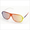 RTD-1794 - Plastic Rainbow Shutter Shading Glasses
