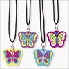 RTD-1841 - Rubber Butterfly Necklaces