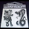 RTD-2060 - Tiger and Cobra 2-pack Temporary Tattoos