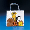RTD-2064 - Clear Vinyl Zoo Animal Party Small Tote Bags