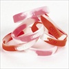 RTD-2227 - Silicone Rubber Valentine Sayings Bracelets