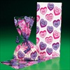 RTD-2264 - Cellophane Valentine Heart Goody Bags