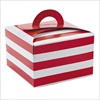 RTD-2310 - Red and White Striped Cupcake Treat Boxes