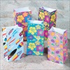 RTD-2311 - Assorted Tropical Print Paper Treat Bags