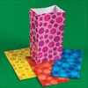 RTD-2327 - Assorted Color Polka-Dot Paper Treat Bags