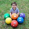 RTD-2377 - Colorful Happy Funny Face Durable Playground Ball