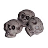 RTD-2399 - Plastic Mini Pirate Skull Large Bead