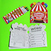 RTD-2406 - Circus Carnival Activity Games Book with Crayons
