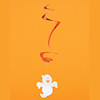 RTD-2454 - Ghost Dangling Hanging Swirl Halloween Decoration