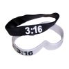 RTD-2488 - Christian John 3:16 Rubber Bracelet