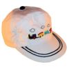 RTD-2509 - Train Cap for Toddlers - White - Medium