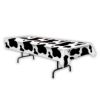RTD-2543 - 9 foot Western Cow Spots Print Farm Party Table Cover