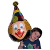 RTD-2578 - 28 inch Pointed Hat Circus Clown Mylar Foil Balloon