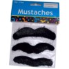 RTD-2650 - 3pc Set of Adhesive Hairy Mustaches