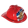 RTD-2679 - Red Plastic Junior Firefighter Hat