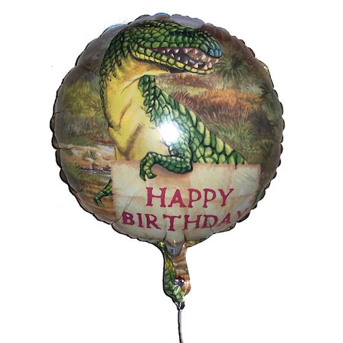 18 inch happy birthday t rex dinosaur mylar balloon rtd 1517 18 inch happy birthday t rex dinosaur mylar balloon
