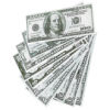 RTD-2247 - 100-pack of Mini Paper Play Money Various Denominations for Educational Use or Games